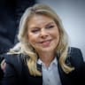 Sara Netanyahu, Wife of Israeli prime minister Benjamin Netanyahu arrives for a court hearing at the Magistrate Court in Jerusalem, asking the court for a restraining order against activist Nava Rozolyo, March 25, 2025.