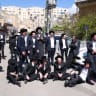 Haredi protest over draft law, April 12, 2026.