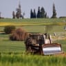 An Israeli D9 bulldozer manoeuvres near the border with Gaza, in Israel, March 10, 2025. 