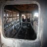 View of a burnt Palestinian car after it was set on fire by settlers during a settler attack on the town of BeitFurik, east of Nablus in the West Bank; Illustrative.
