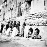 Jews at the Western Wall, 1870s.
