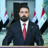Iraqi Prime Minister Ali al-Zaidi delivers a televised address after assuming office, in Baghdad, Iraq May 16, 2026.