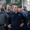 Police Chief Daniel Levy seen at Damascus Gate in Jerusalem's Old City during Jerusalem Day. May 14, 2026.