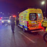 MDA at the site of the attack in Gush Etzion.