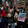 Demonstrators take to the streets in Paris to support the mass rallies denouncing the Islamic Republic in Iran, in January 2026.