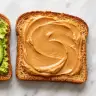 Avocado toast vs. peanut butter toast