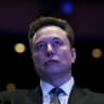 Elon Musk attends the U.S.-Saudi Investment Forum in Washington, D.C., U.S., November 19, 2025. 