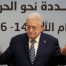 PALESTINIAN AUTHORITY President Mahmoud Abbas gestures during the 8th General Conference of Fatah in Ramallah in May 2026.