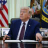 US President Donald Trump prepares to sign an executive order during an event in the Oval Office of the White House on June 03, 2026 in Washington, DC.