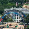 Construction is underway on a temporary arena that will host the UFC Freedom 250 fight card in June on the South Lawn of the White House in Washington, DC, US, May 28, 2026.