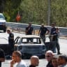 sraeli security forces inspect the scene where a car exploded on the Ayalon Highway in Tel Aviv, June 4, 2026.