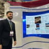 ASAF HASANLI, a specialist with Azerbaijan’s state oil company SOCAR, at the Caspian Oil and Gas trade show during Baku Energy Week in Baku, Azerbaijan, June 3, 2026.