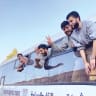 Palestinians released from Israeli prisons under a Gaza ceasefire and hostage exchange deal with Palestinian factions, arrive at the Nasser hospital in Khan Yunis in the southern Gaza Strip in October 2025. 