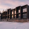 A rendering of Arctic Panorama Resort & Spa in Rovaniemi, Finnish Lapland.