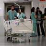 Hospitals move patients underground following Iranian missile barrage, June 8, 2026.