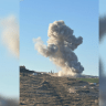 Missile impact in central Israel, June 8, 2026.