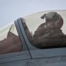 French Air and Space Force Rafale jet pilot sits in a Rafale jet plane at the Air Base 115 in Orange, in southeastern France, on April 28, 2026.
