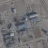 Una imagen de satélite tomada el 1 de febrero de 2026 muestra un nuevo tejado sobre un edificio que había sido destruido anteriormente en la central nuclear de Isfahán, Irán.
