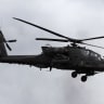 A US Army AH-64D Apache helicopter hovers flies during military exercises of Poland and NATO allied countries in Orzysz, northwestern Poland, on September 17, 2025; Illustrative.