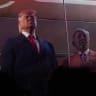 U.S. President Donald Trump listens to the national anthem as he attends Game 3 of the NBA playoffs at Madison Square Garden in New York City, New York, U.S., June 8, 2026