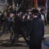 Ultra-Orthodox Jewish men clash with police during a protest against construction work on the Jerusalem Light Rail in the Bar-Ilan area of Jerusalem, June 8, 2026; Illustrative.