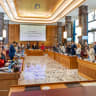 State Comptroller and Ombudsman Matanyahu Englman addresses the final EUROSAI Governing Board meeting held under his presidency in Rome, May 2026.