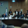 MK Tally Gotliv and and MK Ofir Katz attend a House committee meeting at the Knesset, the Israeli Parliament in Jerusalem on, June 9, 2026.