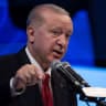 Turkish President Tayyip Erdogan delivers a speech during the opening ceremony of male and female dormitories at Bogazici University, in Istanbul, Turkey, February 13, 2026.