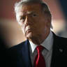 US President Donald Trump speaks to the press before boarding Air Force One prior to departure from John F. Kennedy International Airport, in New York, on June 9, 2026.