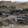 View of the unrecognized Bedouin village of Khan al-Ahmar, near Ma'ale Adumim, in the West Bank, on May 19, 2026; Illustrative.