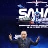 Turkish President Recep Tayyip Erdogan makes a speech during the closing event of the SAHA 2026 International Defence and Aerospace Exhibition in Istanbul, Turkey, May 8, 2026.