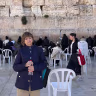 Cara Trager at the Western Wall in Jerusalem in January 2026. 