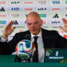  FIFA President Gianni Infantino Press Conference, 2026 FIFA President Gianni Infantino during the press conference. 