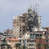 SMOKE AND debris rise following an Israeli airstrike in Tyre, Lebanon, on June 10, 2026.