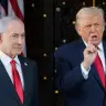 El presidente de Estados Unidos, Donald Trump, y el primer ministro israelí, Benjamin Netanyahu, ofrecen una rueda de prensa tras reunirse en el club Mar-a-Lago de Trump, en Palm Beach (Florida, EE. UU.), el 29 de diciembre de 2025. 
