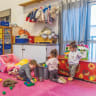 Children at play in kindergarten, Yashresh moshav.