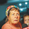 Meira Sohlberg, wife of Supreme Court Deputy President Noam Sohlberg, reacts to the attack by haredi protesters on their Alon Shvut home, June 3.