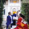 Cinderella meets the prince – rehearsal of the Jerusalem premiere of ‘Cinderella,’ opera by Massenet.