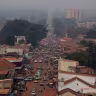 A general view shows a part of the capital Bangui, Central African Republic, February 16, 2016.