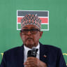 Somaliland President Abdirahman Mohamed Abdullahi speaks during the unveiling of the Somaliland Mission premises in Nairobi, Kenya May 29, 2025.
