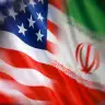 Banderas de EE.UU. e Irán
