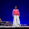 Subtronics and Oliver Tree perform at the Sahara Tent during the 2026 Coachella Valley Music and Arts Festival on April 12, 2026 in Indio, California. 