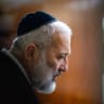 Shas party leader Aryeh Deri arrives to a Shas faction meeting at the Knesset, the Israeli parliament in Jerusalem on February 23, 2026