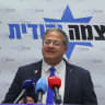 NATIONAL SECURITY Minister Itamar Ben-Gvir leads Otzma Yehudit faction meeting at the Knesset, on Monday.