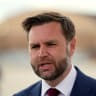 US Vice President JD Vance speaks with the media as he arrives at Joint Base Andrews, Maryland, US, May 28, 2026. 
