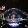 Fireworks explode during UFC Freedom 250, on the South Lawn of the White House, in Washington, DC, US, June 15, 2026