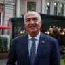 Iranian Crown Prince Reza Pahlavi pictured in Odesa, Ukraine, May 30, 2026; illustrative.