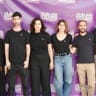 Members of the joint Jewish-Arab political party, A Place For All of Us, Rula Daood, Alon-Lee Green, Sally Abed, Ghadir Hani, Itamar Avneri, and Yonatan Zeigin, at the party launch in northern Israel, Tuesday, June 16, 2026.