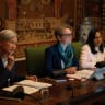 Britain's Foreign Secretary, Yvette Cooper, Australian Minister for Foreign Affairs, Penny Wong , and Canadian Foreign Minister, Anita Anand, conduct a video meeting with Olena Zelenska, the First Lady of Ukraine, at Chevening House, June 11, 2026 in Sevenoaks, Britain. 