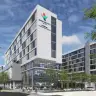 An illustration of the Jusidman Rehabilitation Hospital campus in Sde Dov